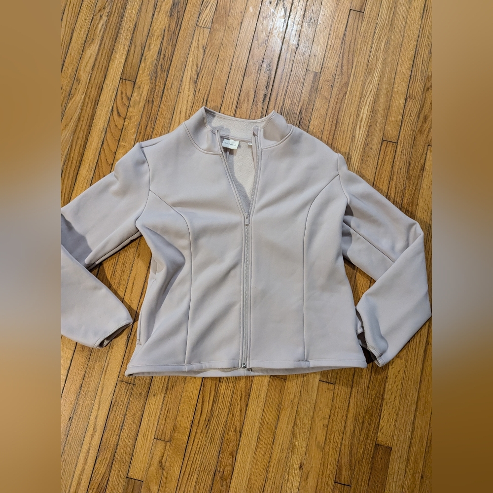 the coziest zip up sweater